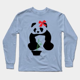 Disappointed Panda Long Sleeve T-Shirt